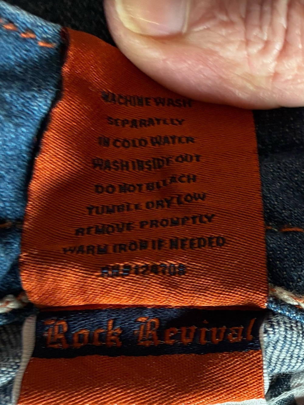 Rock Revival Women's Medium Blue Cropped Capri Jeans Y2K Fashion 28 - Picture 4 of 16